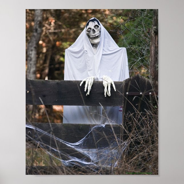 Halloween Ghost - Fine Art Print Poster (Framsidan)