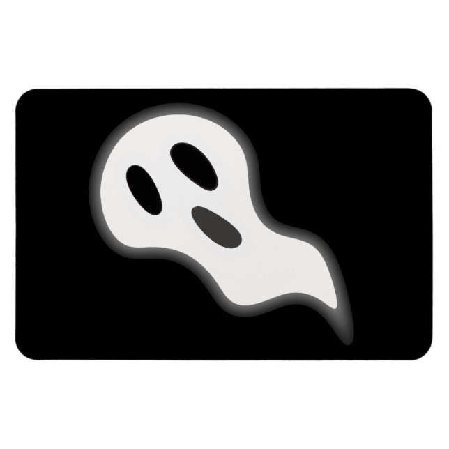 Halloween Ghost Flexible Magnet (Horisontell)