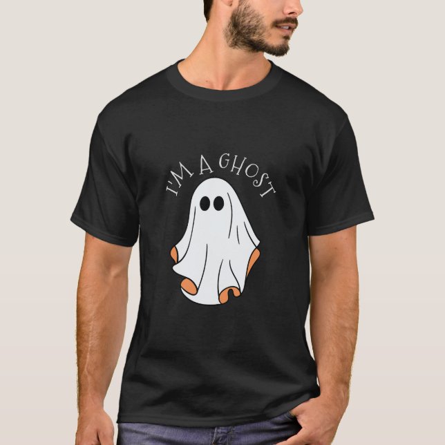 Halloween Ghost, Funny Halloween, Halloween fest T Shirt (Framsida)