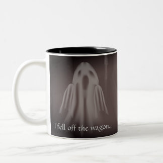 Halloween Ghost Funny Två-Tonad Mugg