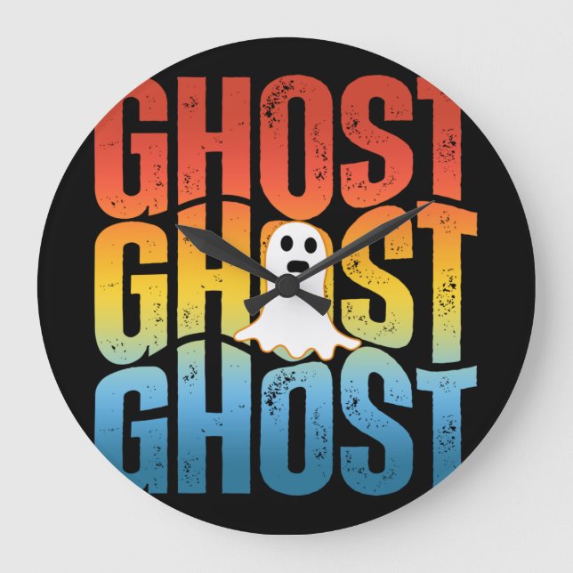 HALLOWEEN GHOST GHOST GHOST STOR KLOCKA (Framsida)