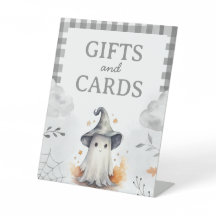 Halloween Ghost Gift och Card Bord-tecken