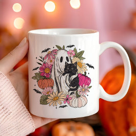 Halloween Ghost Girly Kaffemugg
