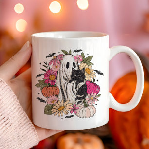Halloween Ghost Girly Kaffemugg