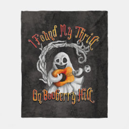 Halloween Ghost Guitar Booberry Hill Fleecefilt