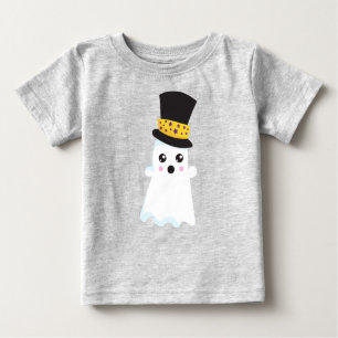 Halloween, Ghost, Hat, Boo, Bus eller godis T Shirt