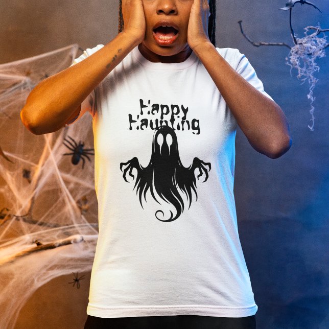 Halloween Ghost Haunted Forest Costume Party T Shirt (Skapare uppladdad)
