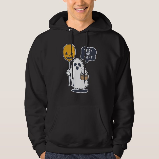 Halloween Ghost Hoodie (Framsida)