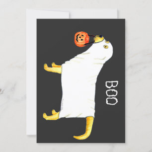 Halloween Ghost Hund Gult Labrador Inbjudningar