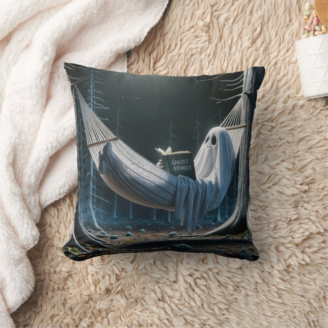 Halloween Ghost i Hammock Kudde (Filt)