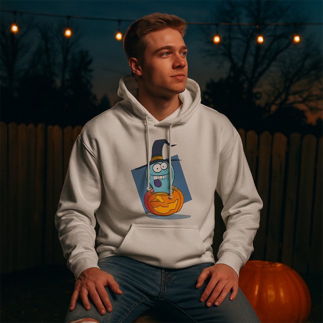 Halloween Ghost i Pumpkin Spooky Witch Hoodie (Skapare uppladdad)