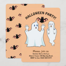 Halloween Ghost-inbjudan