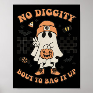 Halloween Ghost, ingen gigantisk bout för att stop Poster
