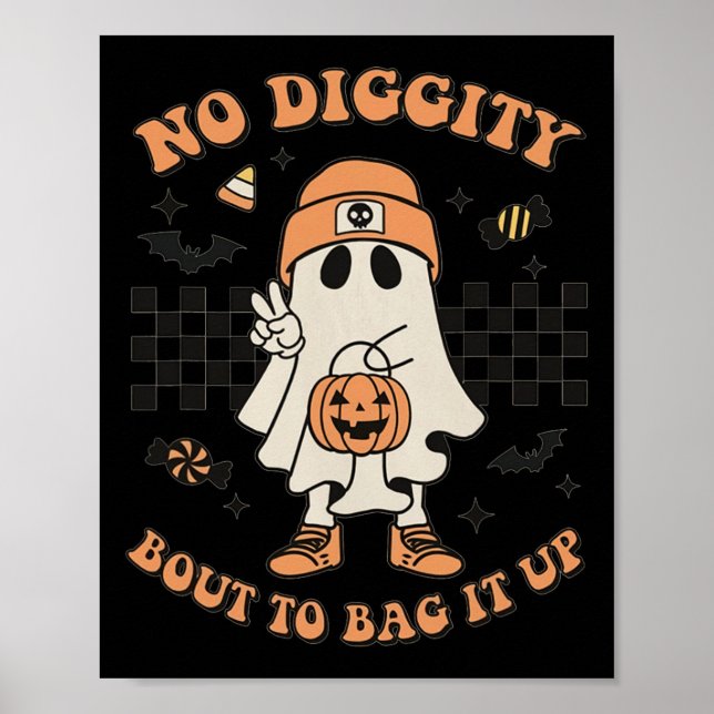 Halloween Ghost, ingen gigantisk bout för att stop Poster (Framsidan)