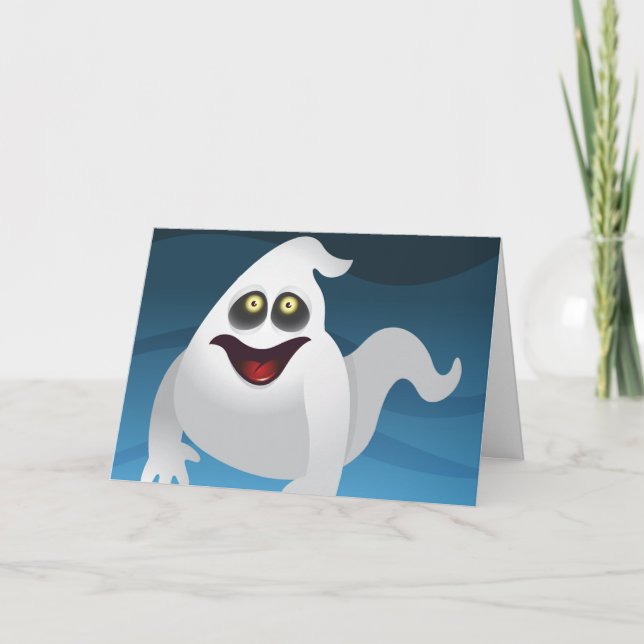 Halloween Ghost-kort Kort (Framsida)