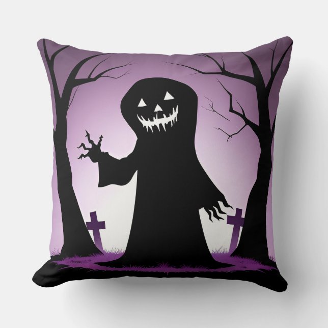 Halloween Ghost Kudde (Framsida)