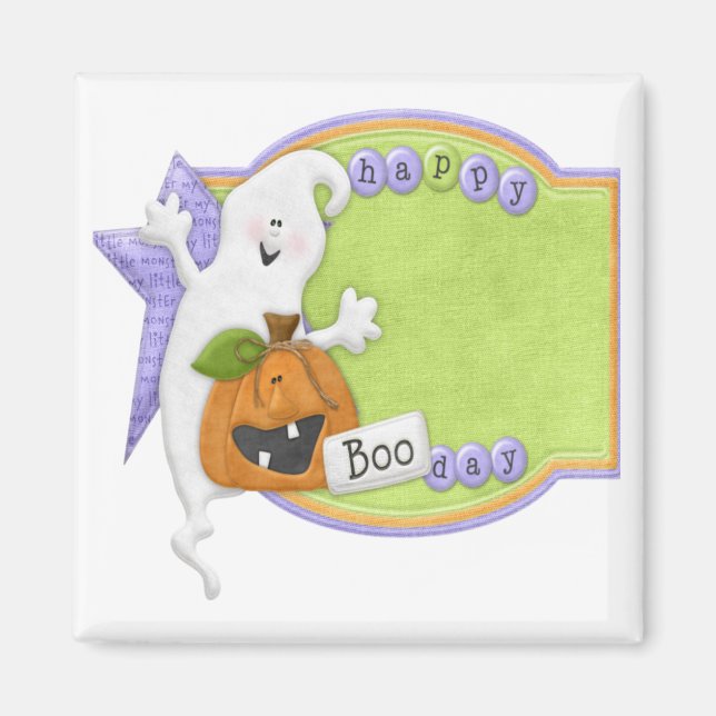 HALLOWEEN GHOST Locker Magnets, kylskåp Magnet (Framsidan)