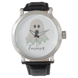 Halloween Ghost med Namn Armbandsur