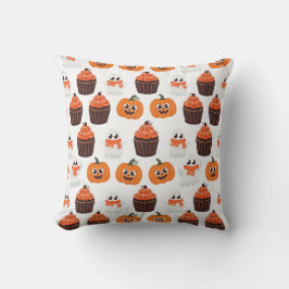 Halloween Ghost, Muffinsar och Pumpkins Kudde