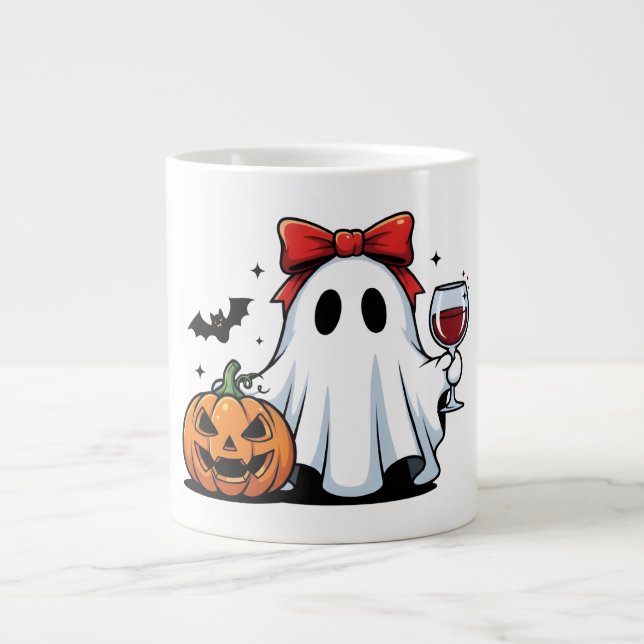 Halloween Ghost Mugg Jumbo Mugg (Framsidan)