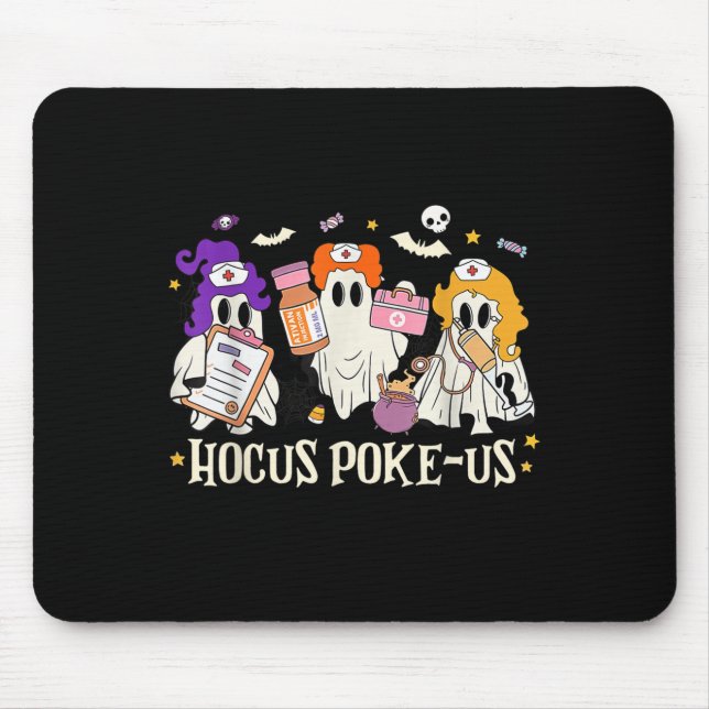 Halloween Ghost Nurse Hocus Ke Us Costume Scrub To Musmatta (Framsidan)
