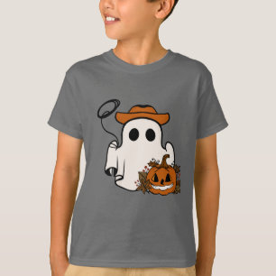 Halloween Ghost och Pumpkin T Shirt