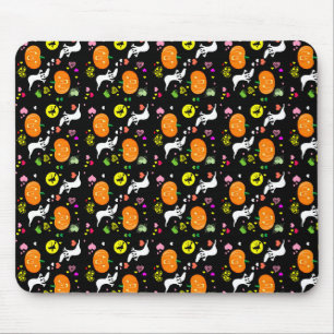 Halloween Ghost och Pumpkins Musmatta