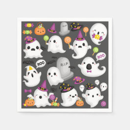 Halloween Ghost Pappersservett