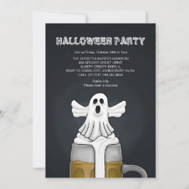 Halloween Ghost Party Inbjudningar