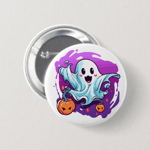 Halloween Ghost Pin Knapp