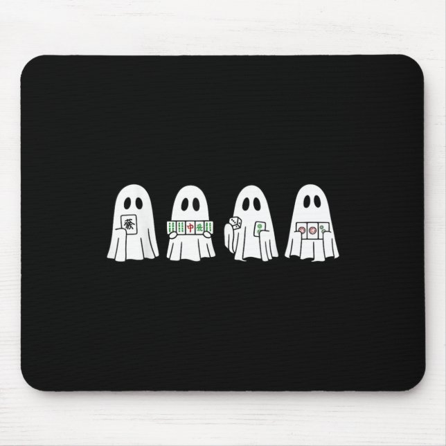 Halloween Ghost Playing Mahjong Soky Season Game D Musmatta (Framsidan)