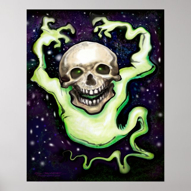 Halloween Ghost Poster (Framsidan)