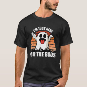 Halloween Ghost Pun Im precis här för Boo T Shirt