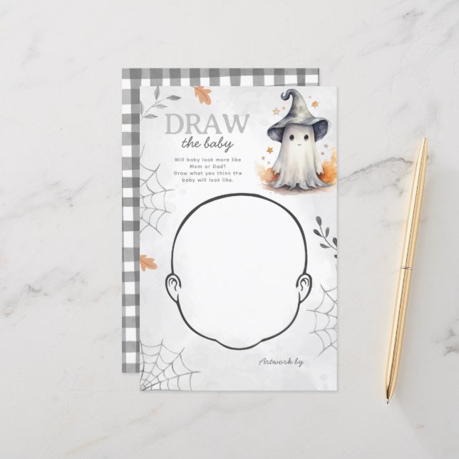 Halloween Ghost ritade babyvisarens spel (Fram/Back In Situ)