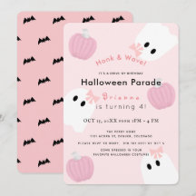 Halloween Ghost Rosa Pumpkin Drive by Birthday