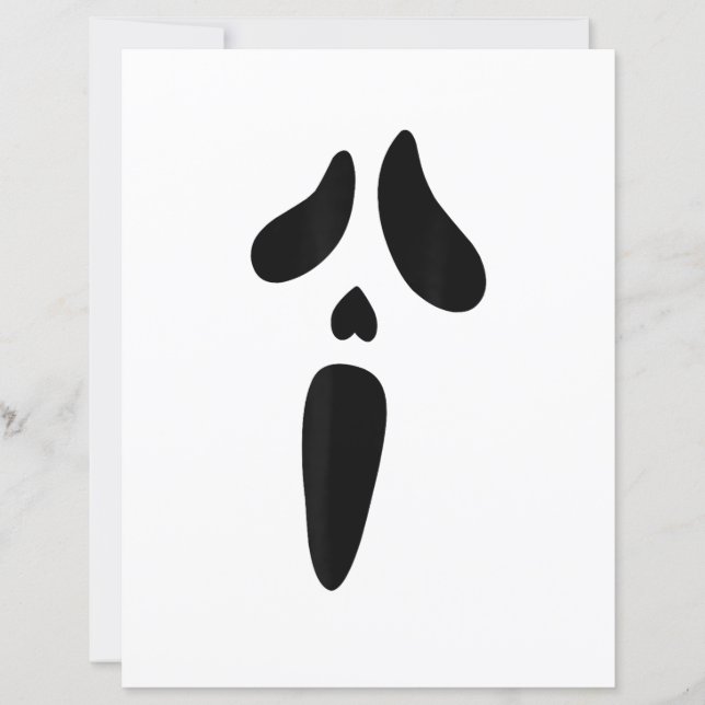 Halloween Ghost Scary Face Holiday (Framsida)