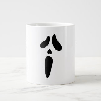 Halloween Ghost Scary Face Holiday Jumbo Mugg