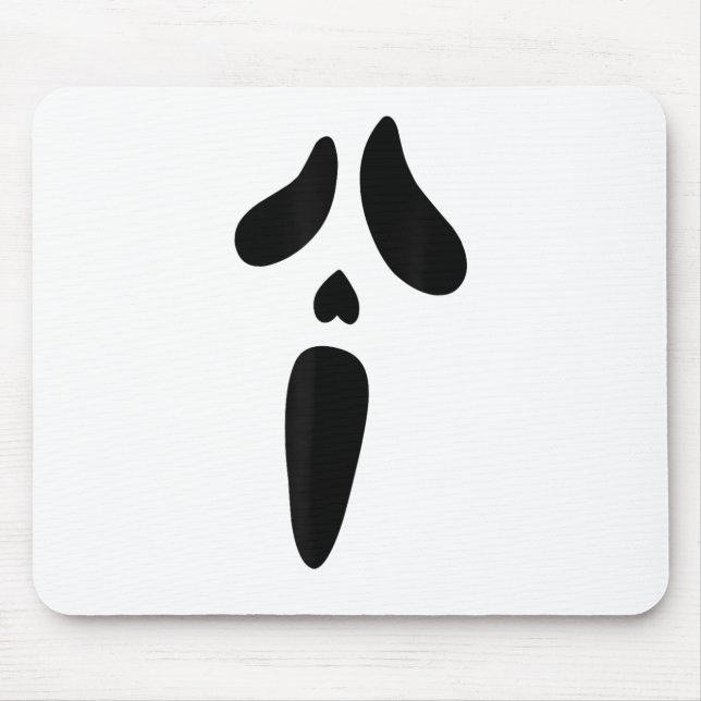 Halloween Ghost Scary Face Holiday Musmatta (Framsidan)