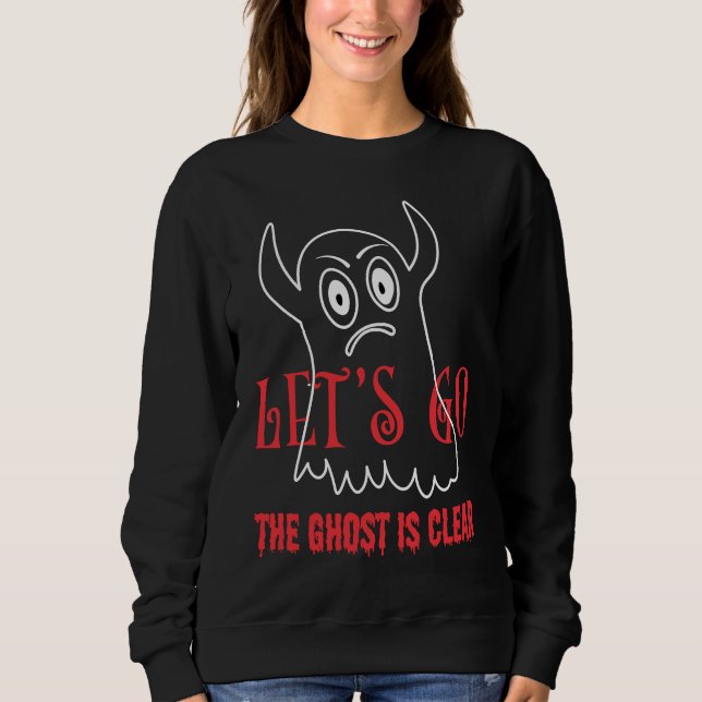 Halloween Ghost Scary Spooky Boo T Shirt (Framsida)