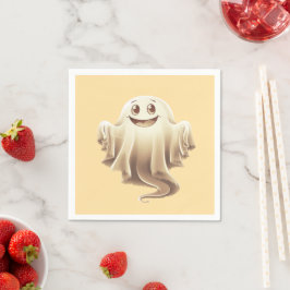Halloween Ghost Smiling Pappersservett