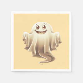 Halloween Ghost Smiling Pappersservett