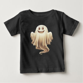 Halloween Ghost Smiling T Shirt