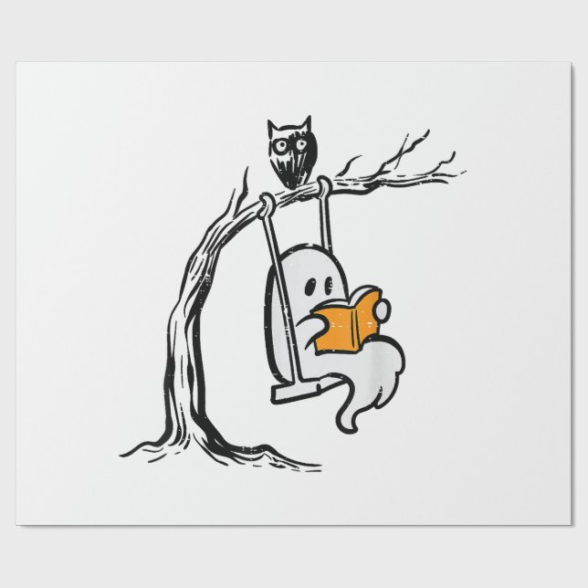 Halloween Ghost Swing Reading Presentpapper (Platt)