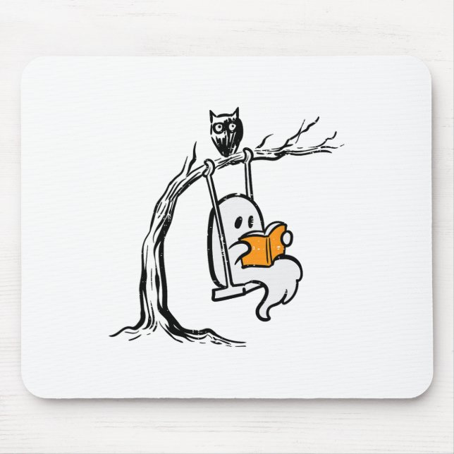 Halloween Ghost Swing Reading Vintage Costume Wome Musmatta (Framsidan)