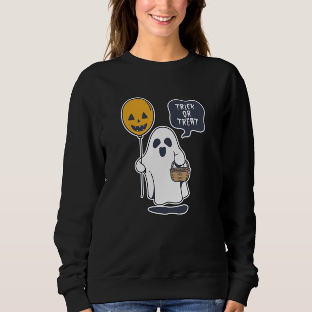 Halloween Ghost T Shirt (Framsida)