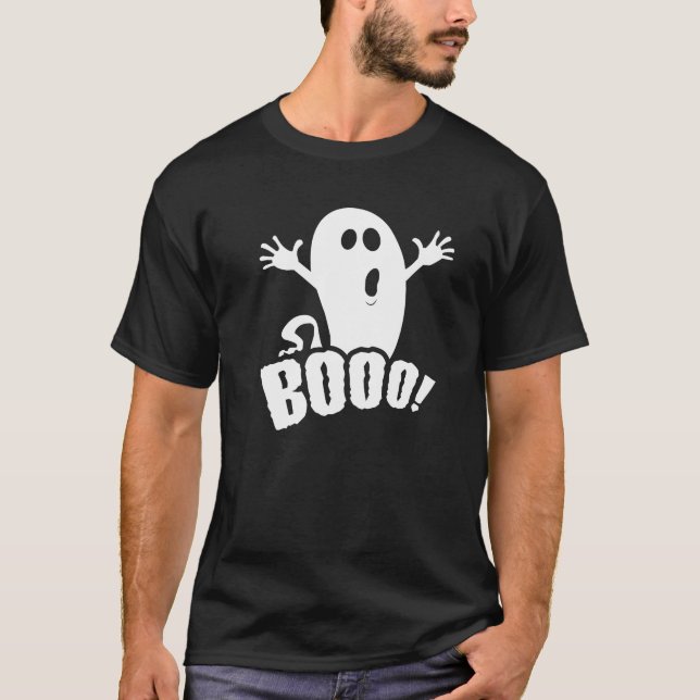 Halloween Ghost T-Shirt (Framsida)