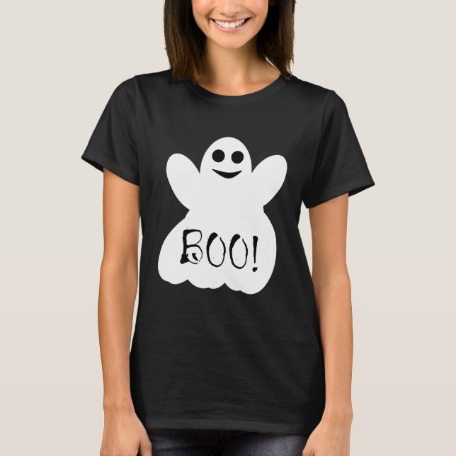 Halloween Ghost T-Shirt (Framsida)