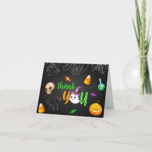Halloween Ghost tackkort