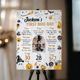 Halloween Ghost-taloky en milstolpe på födelsedage Poster