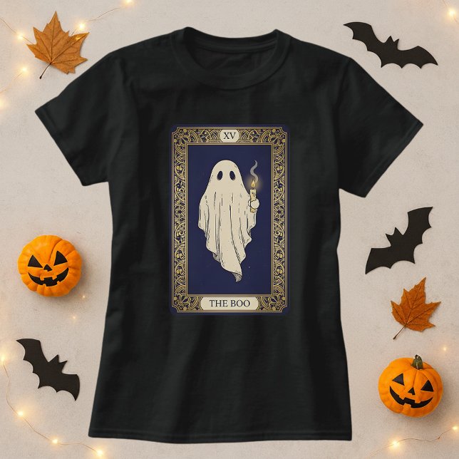Halloween Ghost Tarot Card T Shirt (Skapare uppladdad)
